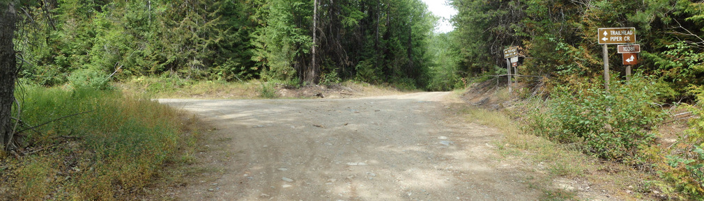 Piper Creek Road, we went left on the GDMBR.